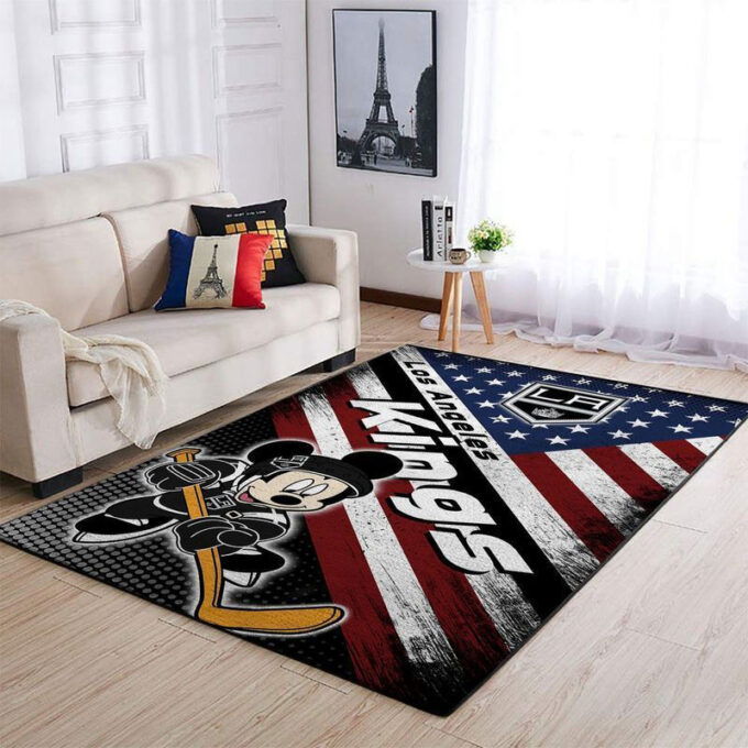 Los Angeles Kings Rug Living Room Floor Decor Fan Gifts