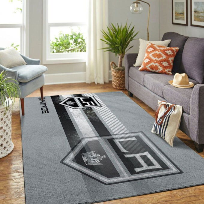 Los Angeles Kings Rug Living Room Floor Decor Fan Gifts