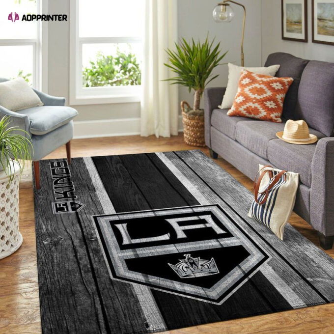 Los Angeles Kings Rug Living Room Floor Decor Fan Gifts
