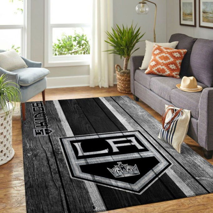 Los Angeles Kings Rug Living Room Floor Decor Fan Gifts