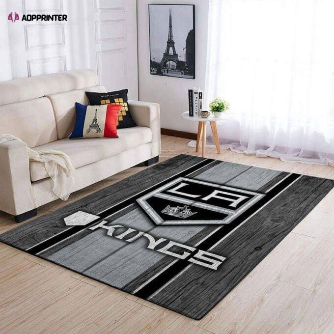 Los Angeles Kings Rug Living Room Floor Decor Fan Gifts
