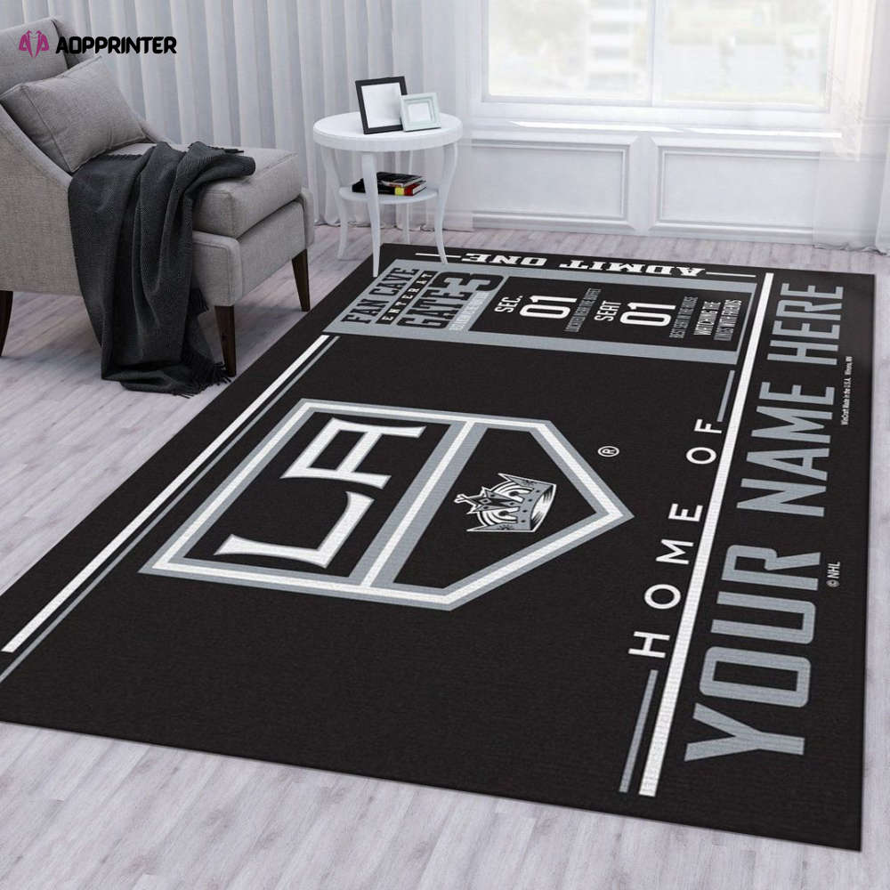 Los Angeles Kings Rug Living Room Floor Decor Fan Gifts Los Angeles Kings Rug Living Room Floor Decor Fan Gifts