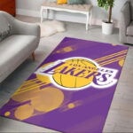 Los Angeles Lakers Rug Living Room Floor Decor Fan Gifts