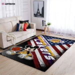 Los Angeles Lakers Rug Living Room Floor Decor Fan Gifts