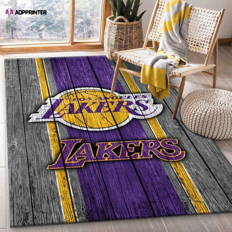 Los Angeles Lakers Rug Living Room Floor Decor Fan Gifts Los Angeles Lakers Rug Living Room Floor Decor Fan Gifts