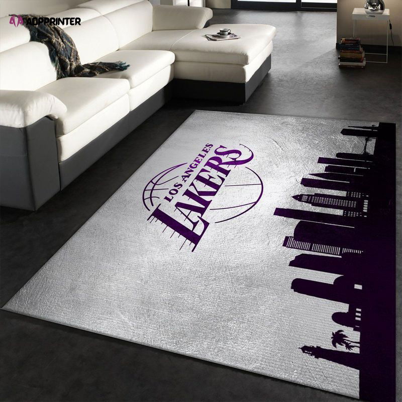Los Angeles Lakers Rug Living Room Floor Decor Fan Gifts Los Angeles Lakers Rug Living Room Floor Decor Fan Gifts