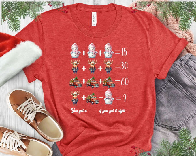 Math Teacher T-Shirt: Funny Christmas Gift for Mathematicians Problem Solver Math Shirt Tee