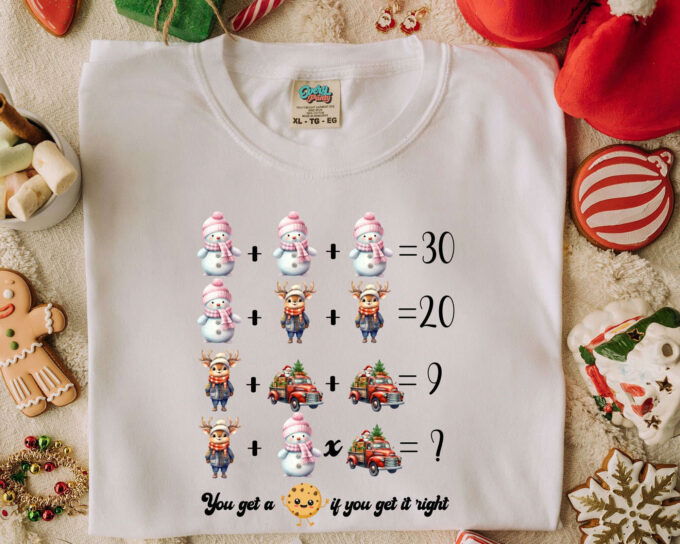 Math Teacher T-Shirt: Funny Christmas Gift for Mathematicians Problem Solver Math Shirt Tee