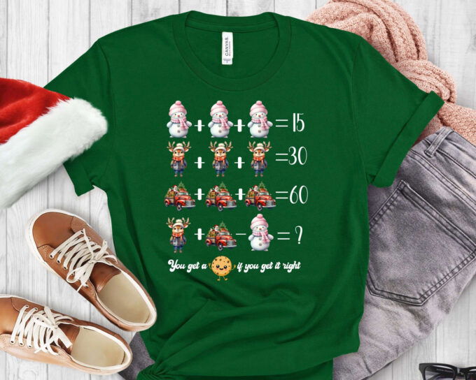 Math Teacher T-Shirt: Funny Christmas Gift for Mathematicians Problem Solver Math Shirt Tee