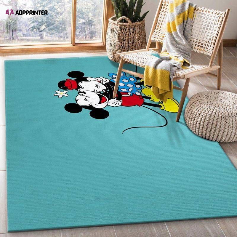 Mickey And Minnie Mouse Rug Living Room Floor Decor Fan Gifts Mickey And Minnie Mouse Rug Living Room Floor Decor Fan Gifts