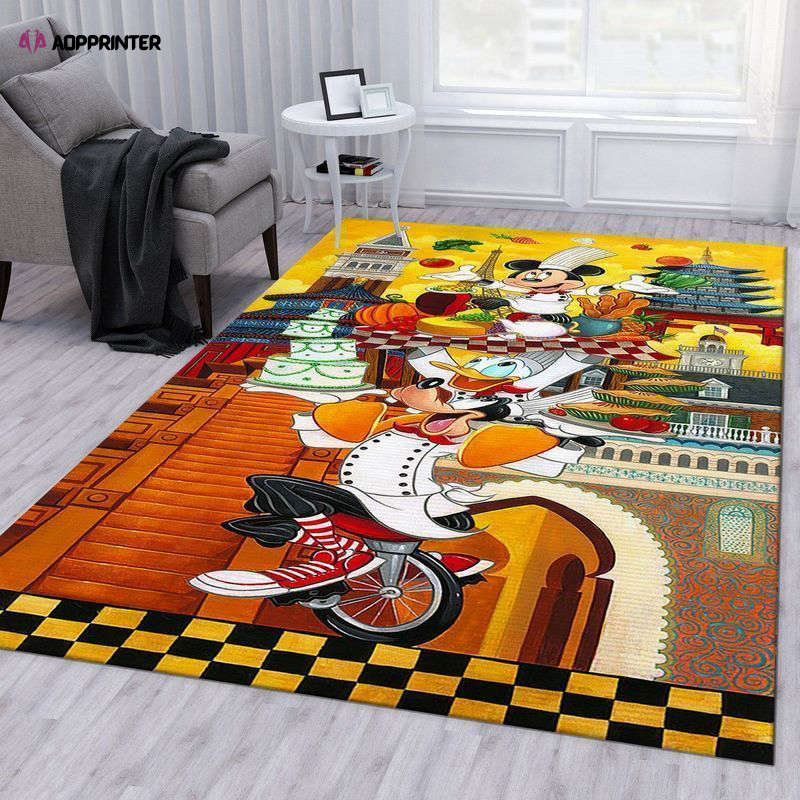 Mickey Mouse And Friend Rug Living Room Floor Decor Fan Gifts Mickey Mouse And Friend Rug Living Room Floor Decor Fan Gifts