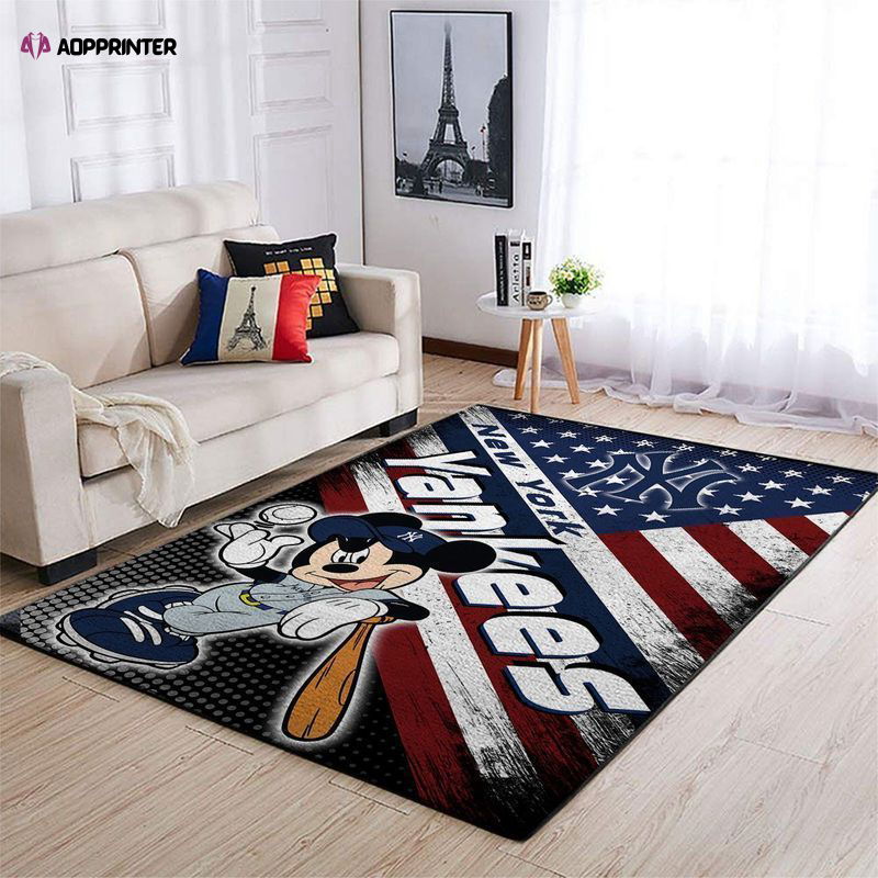 New York Yankees Rug Living Room Floor Decor Fan Gifts New York Yankees Rug Living Room Floor Decor Fan Gifts