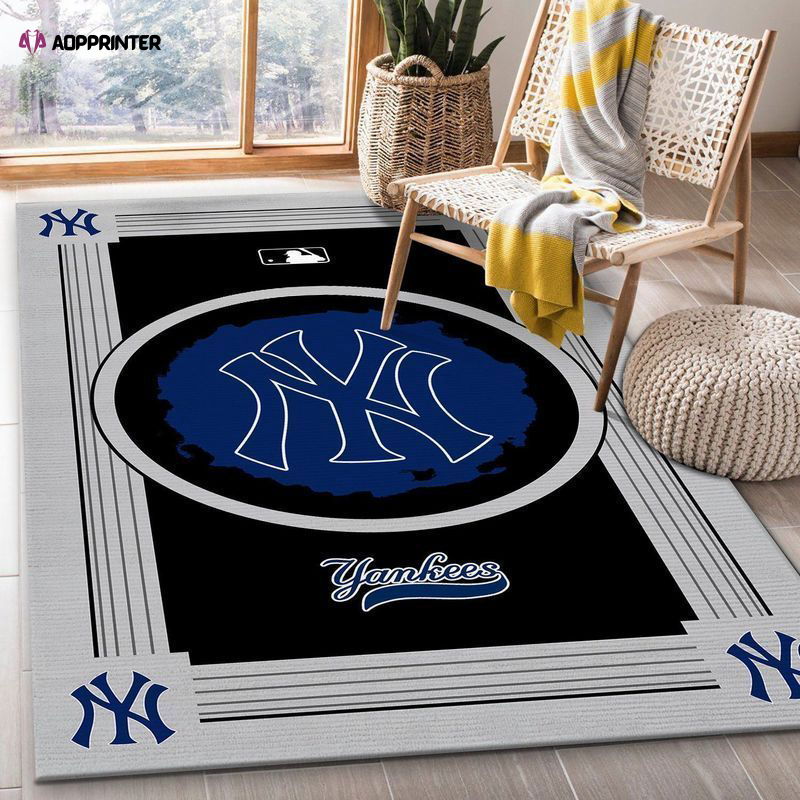 New York Yankees Rug Living Room Floor Decor Fan Gifts New York Yankees Rug Living Room Floor Decor Fan Gifts