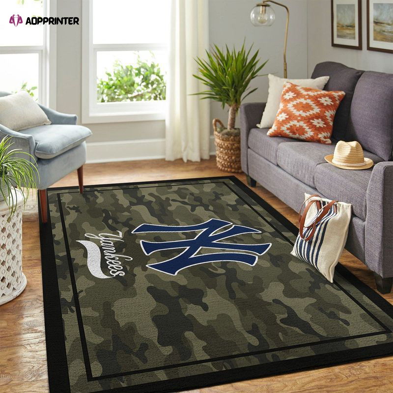 New York Yankees Rug Living Room Floor Decor Fan Gifts New York Yankees Rug Living Room Floor Decor Fan Gifts
