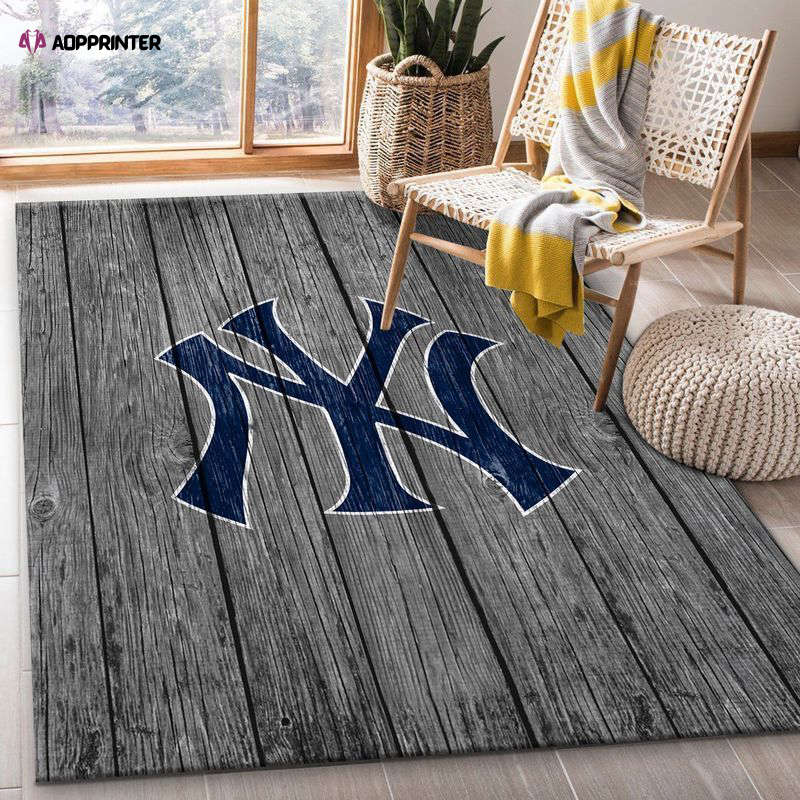 New York Yankees Rug Living Room Floor Decor Fan Gifts New York Yankees Rug Living Room Floor Decor Fan Gifts