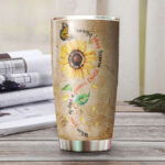 Pain Is Like A Flower Trust Makes It Bloom Steel Tumbler