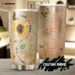 Pain Is Like A Flower Trust Makes It Bloom Steel Tumbler