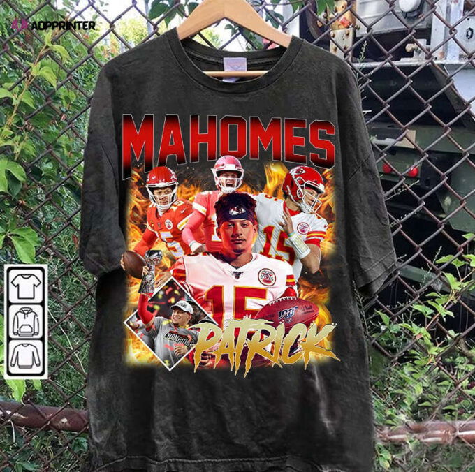 Patrick Mahomes TShirt – Patrick Mahomes Sweatshirt – Retro American Football Unisex Shirt
