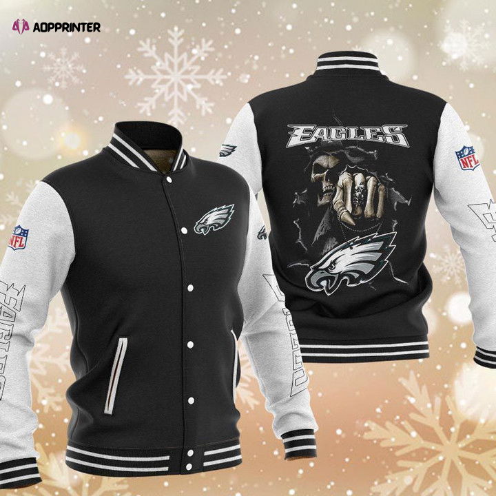 Philadelphia Eagles Black Skull Hawaiian Shirt Philadelphia Eagles Black Skull Hawaiian Shirt