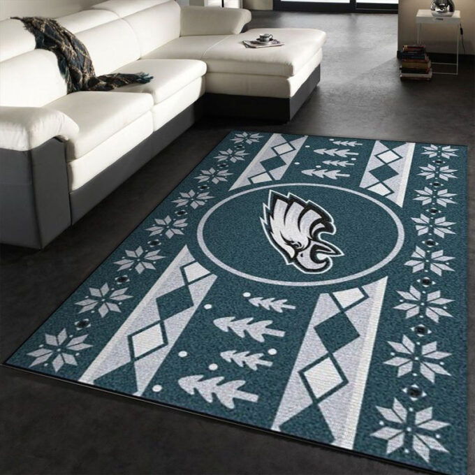 Philadelphia Eagles Rug Living Room Floor Decor Fan Gifts