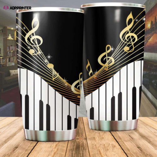 Cart 2 Piano Stainless Steel Tumbler