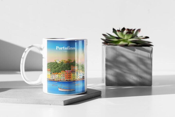 Portofino Italy Nice View 11 oz Ceramic Mug Gift