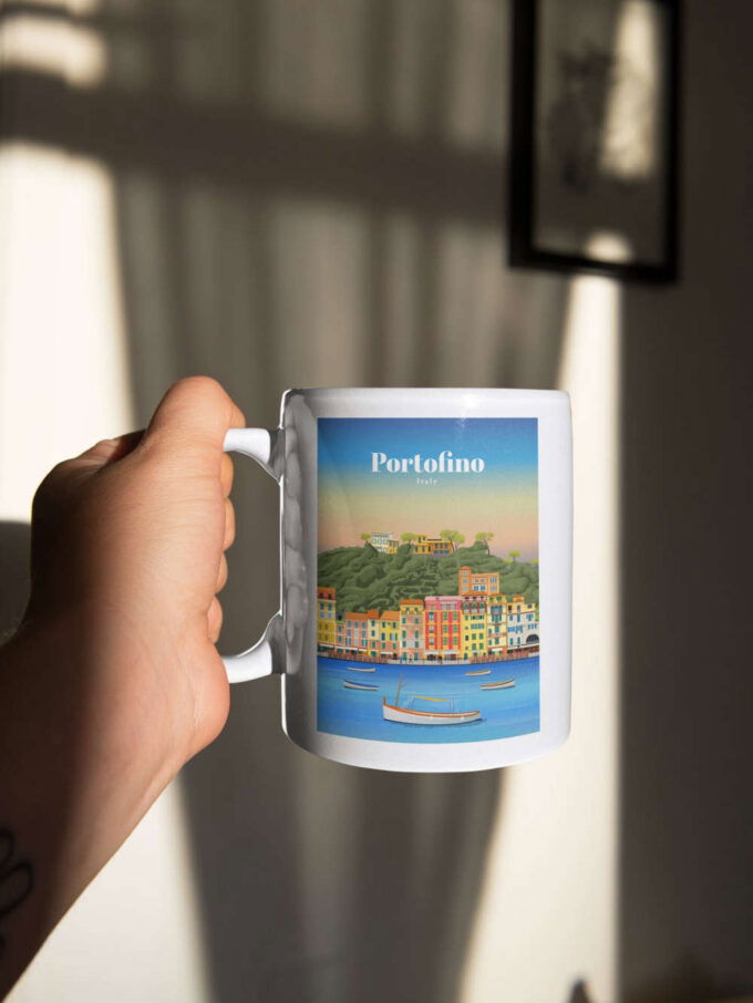Portofino Italy Nice View 11 oz Ceramic Mug Gift