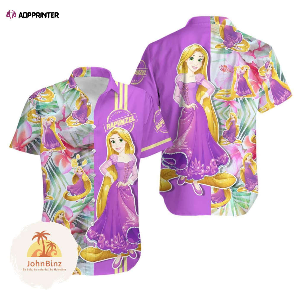 Rapunzel Button Shirt – Tangled Hawaiian Women s Disney Princess Button Up Rapunzel Button Shirt – Tangled Hawaiian Women s Disney Princess Button Up