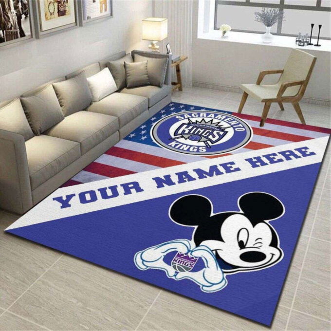 Sacramento Kings Rug Living Room Floor Decor Fan Gifts