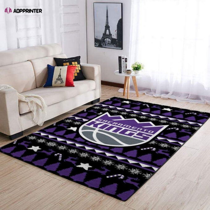 Sacramento Kings Rug Living Room Floor Decor Fan Gifts