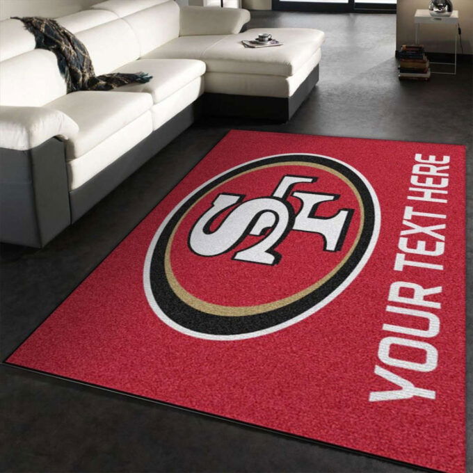 San Francisco 49Ers Rug Living Room Floor Decor Fan Gifts