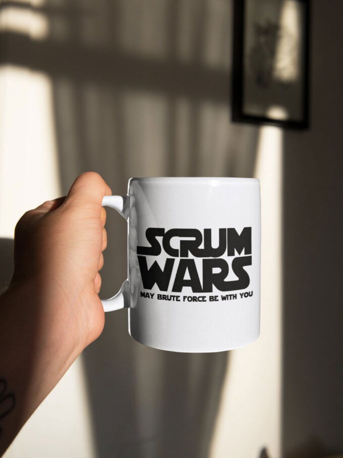 Scrum Wars May Brute Force Be With You 11 oz Ceramic Mug Gift