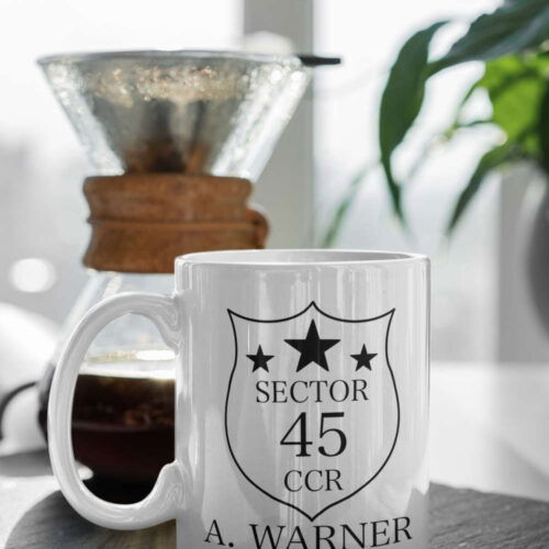 Cart 5 Sector 45 CCR A.Warner, Aaron Warner Mug, Shatter Me Mug, BookTok Merch, Reader Mug Gift, Shatter Me Fan Gift, 11 oz Mug Gift Birthday Gift