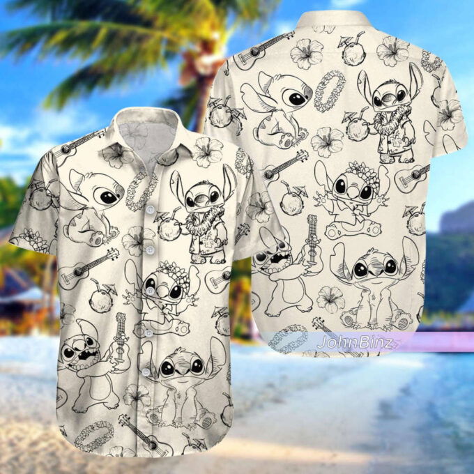 Stitch Shirt Collection: Hawaiian Button & Short Sleeve Gifts for Him
