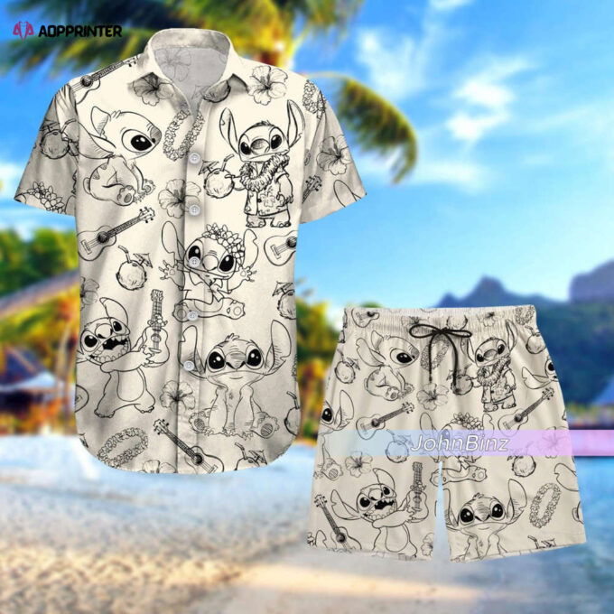 Stitch Shirt Collection: Hawaiian Button & Short Sleeve Gifts for Him