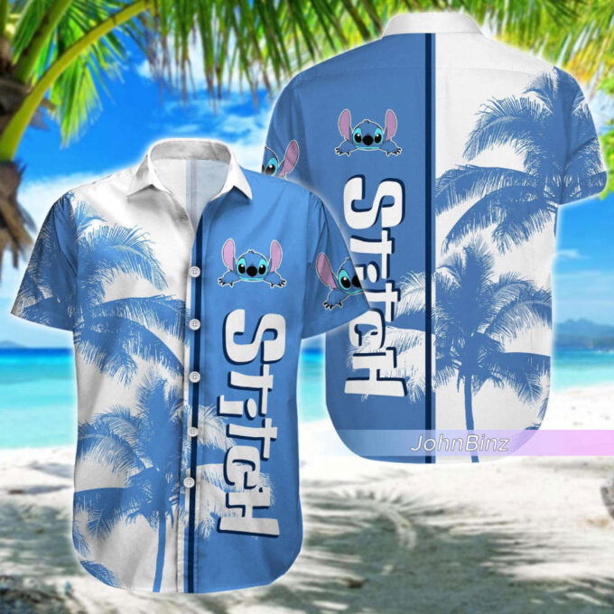 Disney Stitch Shirt: Hawaiian Button Down & Swim Shorts for Men – Perfect Gifts for Him