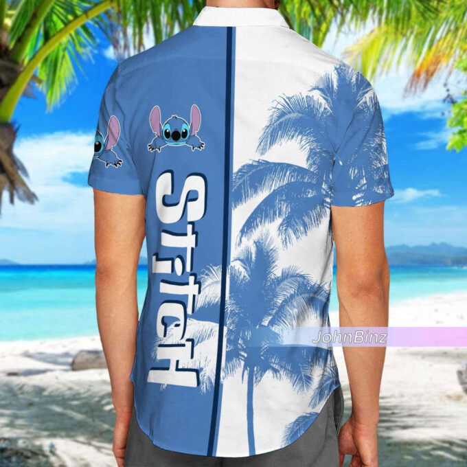 Disney Stitch Shirt: Hawaiian Button Down & Swim Shorts for Men – Perfect Gifts for Him