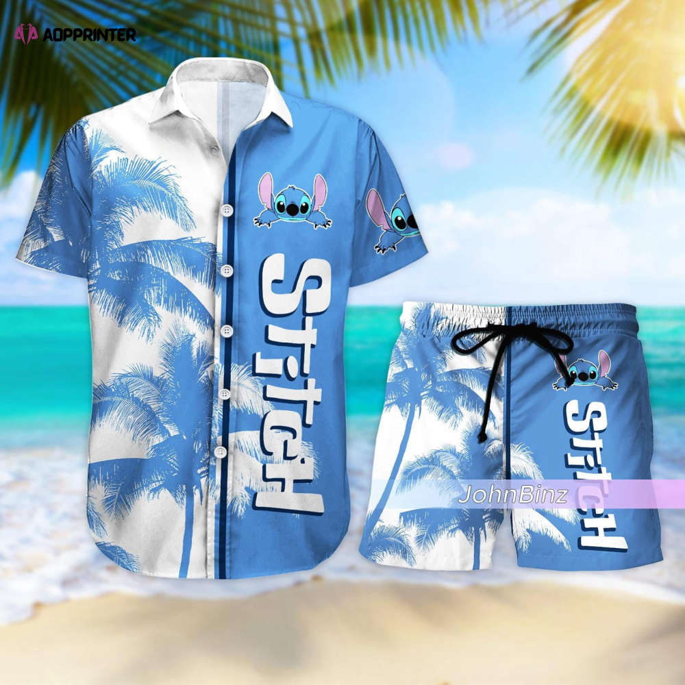Disney Stitch Shirt: Hawaiian Button Down & Swim Shorts for Men – Perfect Gifts for Him Disney Stitch Shirt: Hawaiian Button Down & Swim Shorts for Men – Perfect Gifts for Him