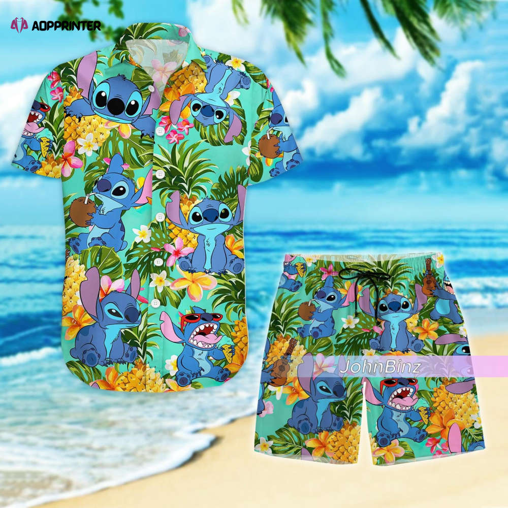 Stitch Hawaiian Shirt & Gifts: Button-Up Stitch Shirt Shorts & Disney Apparel Stitch Hawaiian Shirt & Gifts: Button-Up Stitch Shirt Shorts & Disney Apparel