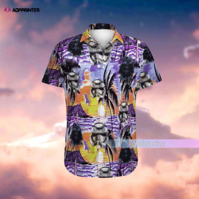 Storm Trooper Hawaiian Shirt – Fun Dad Gift for Adults S-5XL Unisex Button Down