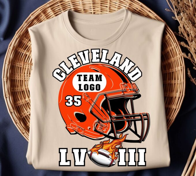Cleveland Football Team Super Bowl LVIII T-Shirt – Game Day Tee for Football Season