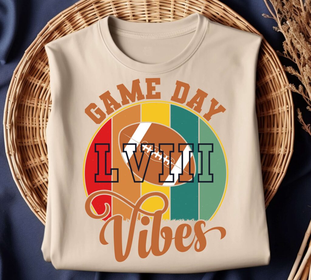 Super Bowl LVIII T-Shirt: Halftime Show Game Day Football Season Sunday Game Fan Graphic Shirt Super Bowl LVIII T-Shirt: Halftime Show Game Day Football Season Sunday Game Fan Graphic Shirt