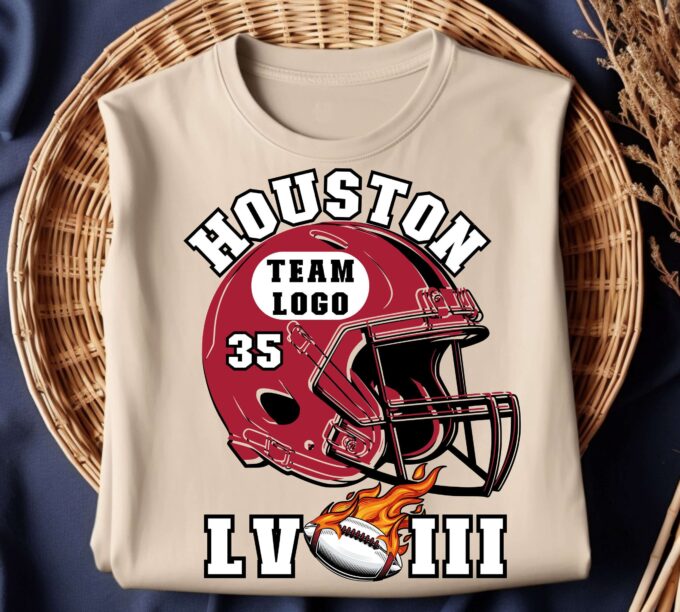 Super Bowl LVIII T-Shirt – Houston Football Team Game Day Tee