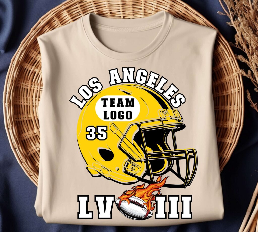 Los Angeles Football Team Super Bowl LVIII T-Shirt: Game Day Tee Football Season Shirt Los Angeles Football Team Super Bowl LVIII T-Shirt: Game Day Tee Football Season Shirt