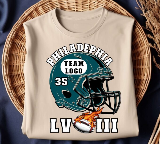 Super Bowl LVIII T-Shirt: Philadelphia Football Team Game Day Tee – Football Fan Graphic Shirt