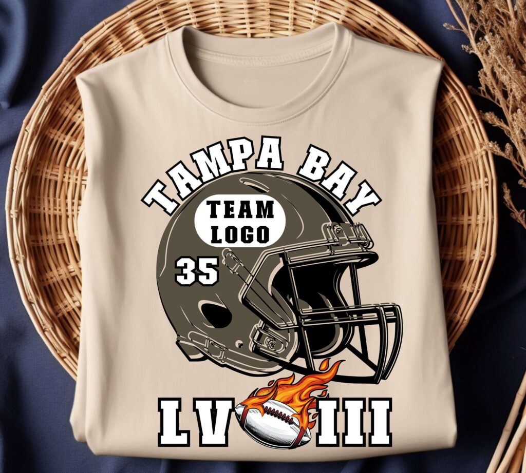 Super Bowl LVIII Tampa Bay Football Team Shirt – Game Day Tee Football Season & Fan Graphic Shirt Super Bowl LVIII Tampa Bay Football Team Shirt – Game Day Tee Football Season & Fan Graphic Shirt