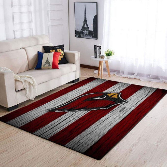 Team Arizona Cardinals Rug Living Room Floor Decor Fan Gifts
