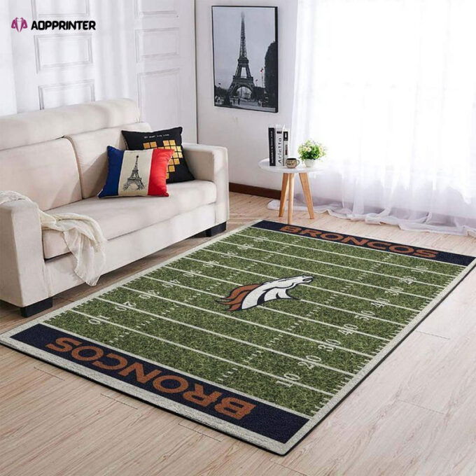 Team Den Rug Living Room Floor Decor Fan Gifts