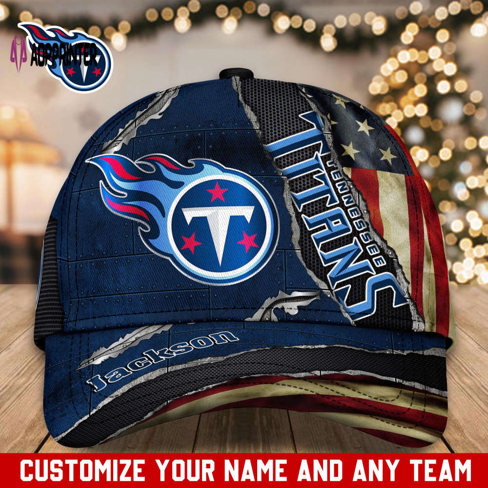 Tennessee Titans NFL Classic CAP Hats For Fans Custom Tennessee Titans NFL Classic CAP Hats For Fans Custom