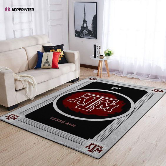 Texas A&M Aggies Rug Living Room Floor Decor Fan Gifts Texas A&M Aggies Rug Living Room Floor Decor Fan Gifts